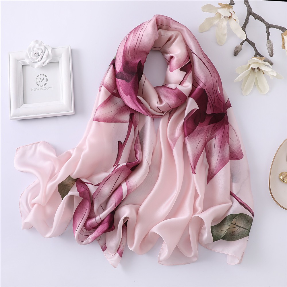 Khăn Lụa Dài Bốn Mùa Thanh Lịch Cho Nàng Size 90x180 cm