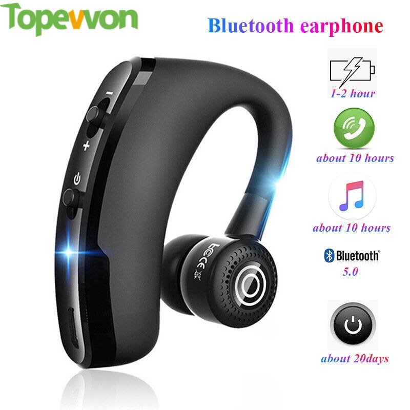 Tai nghe không dây TOPEWON V9 có micro thích hợp cho Samsung iPhone Xiaomi
