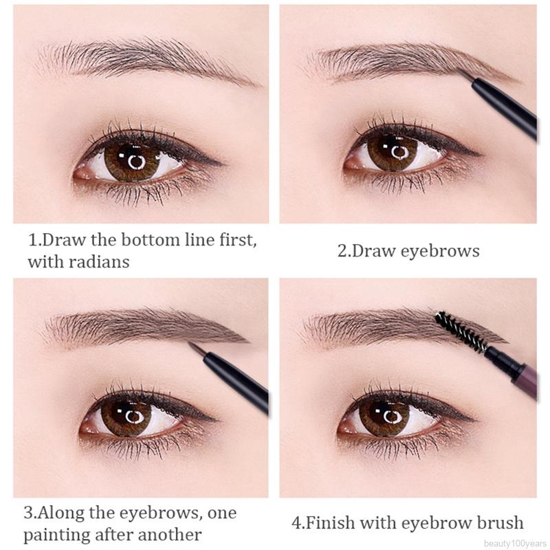 [Hàng mới về] Bút kẻ lông mày chống nhòe và lâu trôi với thiết kế 2 đầu tiện dụng | BigBuy360 - bigbuy360.vn