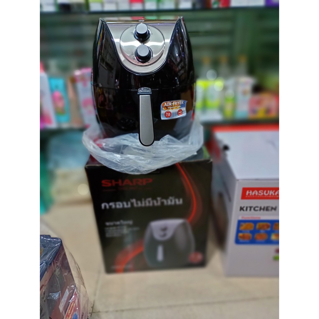 👑 MỖI TUẦN GIẢM GIÁ NỒI CHIÊN SHARP THÁI LAN. NỒI CHIÊN KHÔNG DẦU SIÊU TO SHARP 8.5l CHIÊNGÀ3.5kg Chiên 3 Mặt Vàng Ngon.