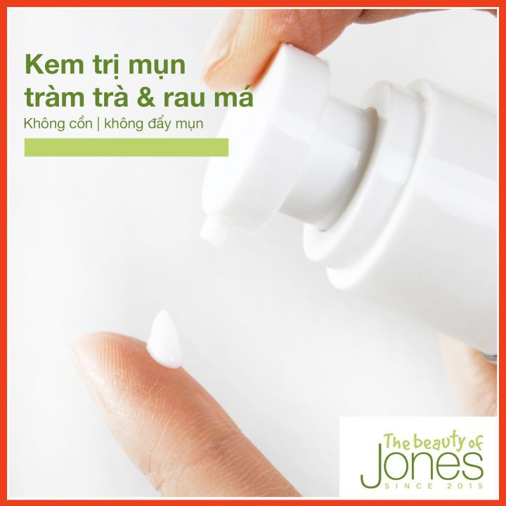 Kem Mụn 🌿 Từ Tràm Trà 🌿 Cho da mụn nhạy cảm 👉 The Beauty of Jones