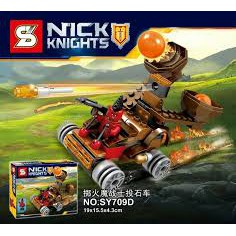 Lắp ráp xếp hình SY709: chiến xa của các hiệp sĩ Nexo Knight