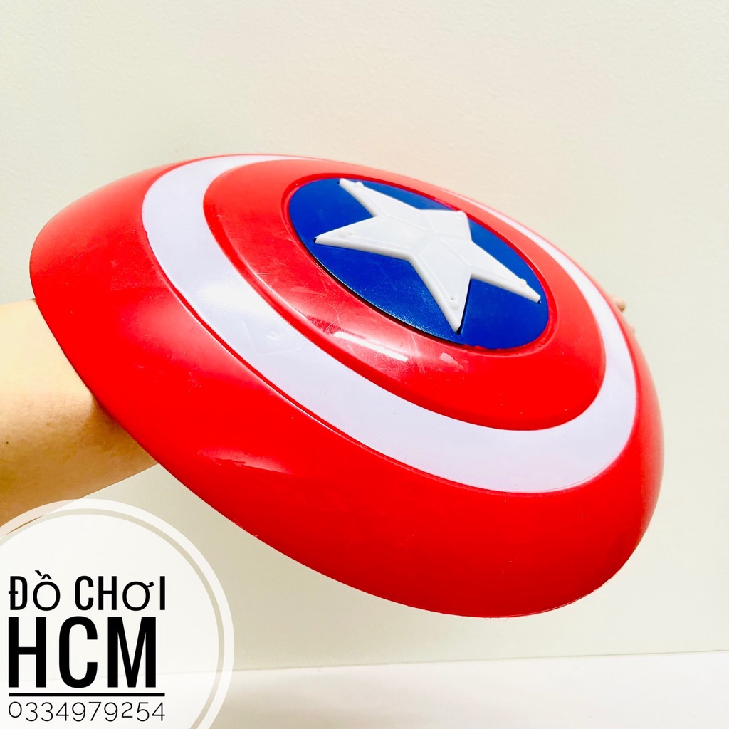 [HOT] Đồ chơi trẻ em khiên đội trưởng Mỹ Captain Amerrican dùng pin, có âm thanh, ánh sáng dành cho bé trai