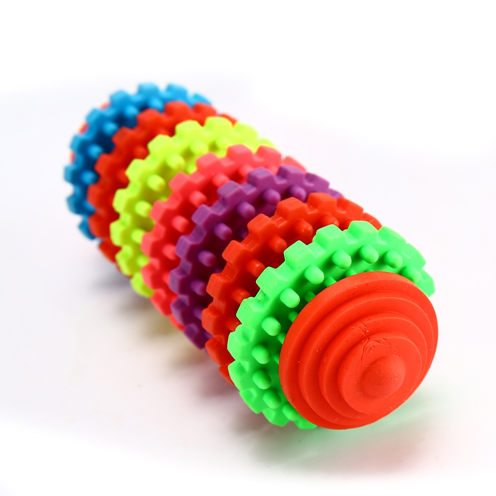 Đồ chơi bóng ngậm bằng cao su dành cho cún cưng tăng sức đề kháng hỗ trợ tương tác chống cắn làm sạch răng đa năng