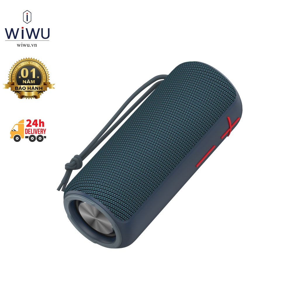 WIWU Thunder P24 Loa không dây cầm tay , chống nước , chống sốc , loa bluetooth du lịch công xuất cao