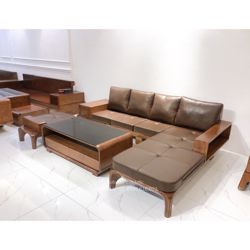 Sofa gỗ góc CH-26