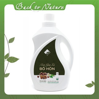 Nước Giặt Xả Hữu Cơ Bồ Hòn tinh dầu Bưởi ECOCARE 4 lít - Bền màu, giữ dáng, làm mềm vải