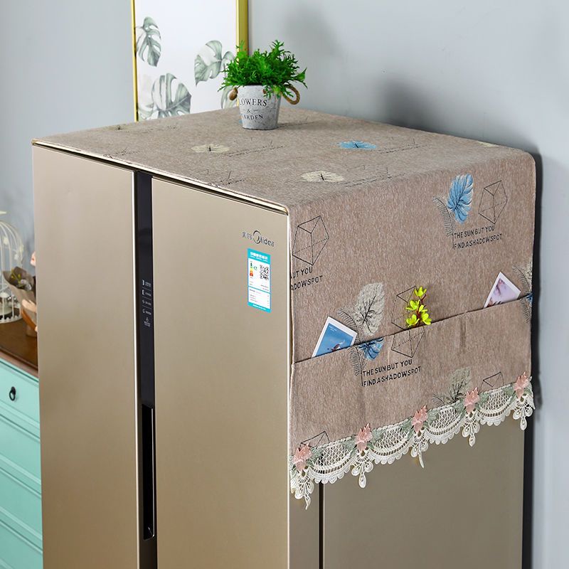 Khăn Phủ Tủ Lạnh / Máy Giặt Chống Bụi Bẩn / Bụi Bẩn Thiết Kế Mới Tiện Lợi Dễ Sử Dụng