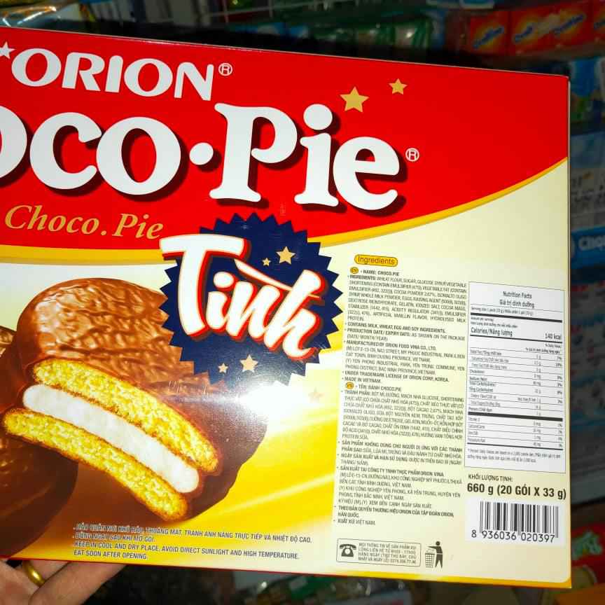 Bánh Choco-pie / Custas hộp 660g (20 cái)