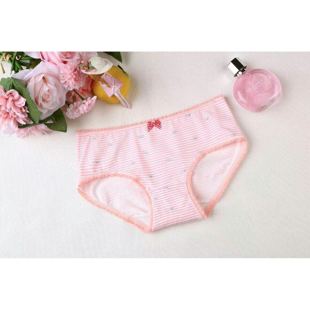 [Combo 5] Quần lót hoa quả siêu kute, chất vải cotton co dãn 4 chiều, màu ngẫu nhiên