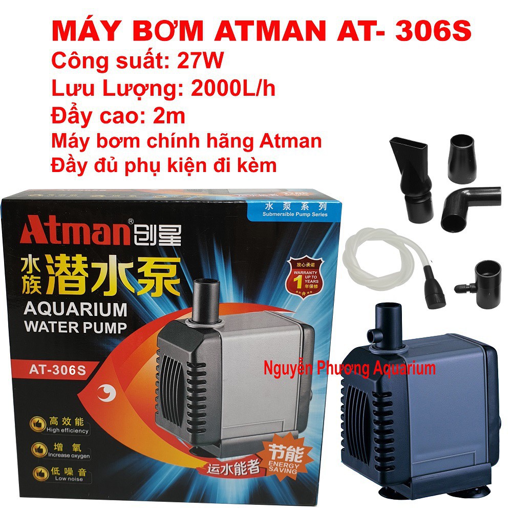 MÁY BƠM AT-306S ATMAN TIẾT KIỆM ĐIỆN