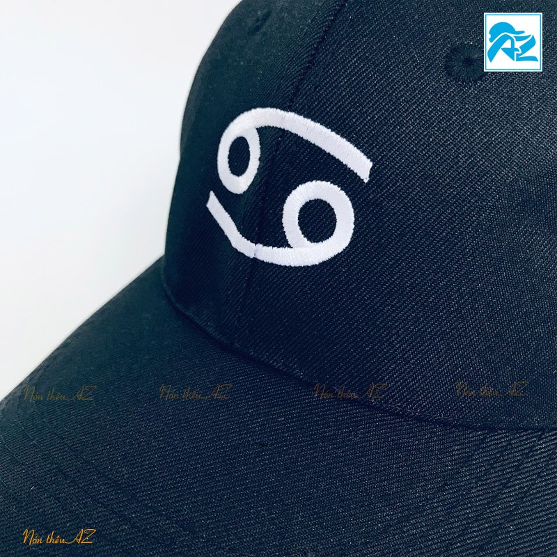 [Mã FAMARAL1 giảm 10K đơn 50K] Nón kết thêu logo chòm sao Cự Giải Cancer - Mũ Lưỡi Trai AZ MT455