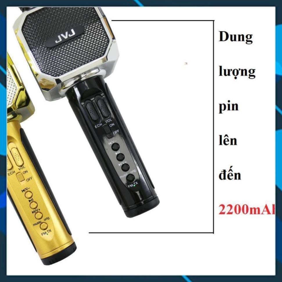 SALE SỐC  Micro Karaoke JVJ SD - 10 không dây kết nối bluetooth hỗ trợ ghi âm pass chuẩn hàng chính hãng