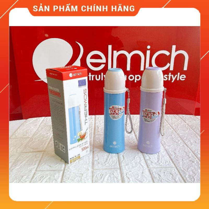 Bình giữ nhiệt elmich inox 304 500ml 6491 nhập khẩu séc