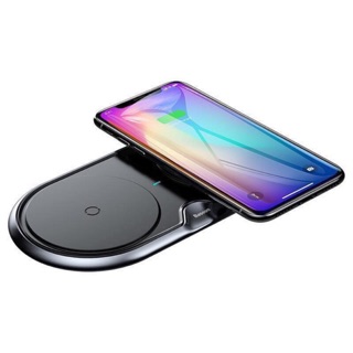 Đế sạc nhanh không dây Baseus Dual Wireless Charger cho iPhone 8/ iPX /iP2018/ Samsung S8/ S9/ Note 8/9