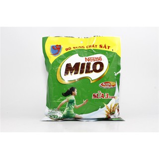 Sữa bột Milo Nestle lúa mạch 3 trong 1 ( 10 gói x 22g )