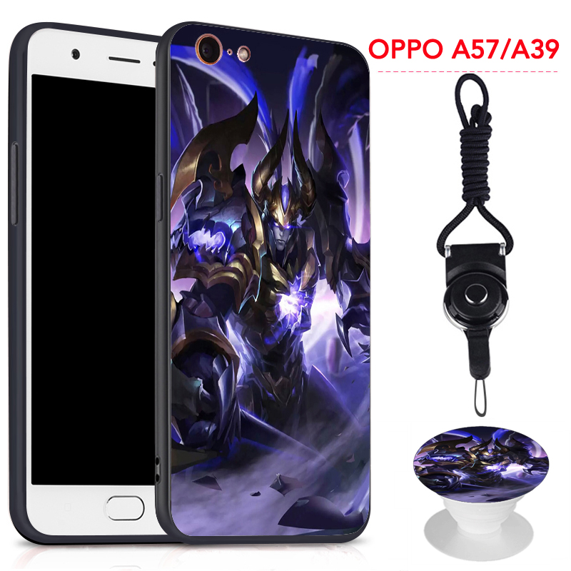 Ốp Điện Thoại Silicon Kèm Dây Đeo Cho Oppo A57 / A39 | BigBuy360 - bigbuy360.vn