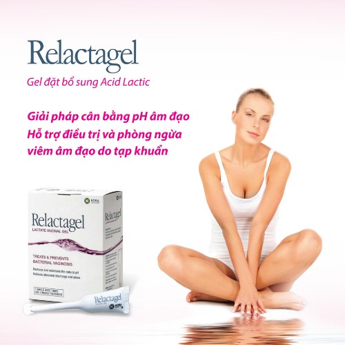 [CHÍNH HÃNG CHÂU ÂU] RELACTAGEL - Gel Phụ Khoa trị viêm, cân bằng độ pH vùng kín