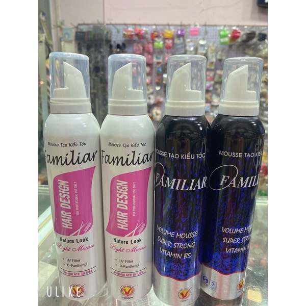 MOUSSE TẠO KIỂU TÓC FAMILIAR