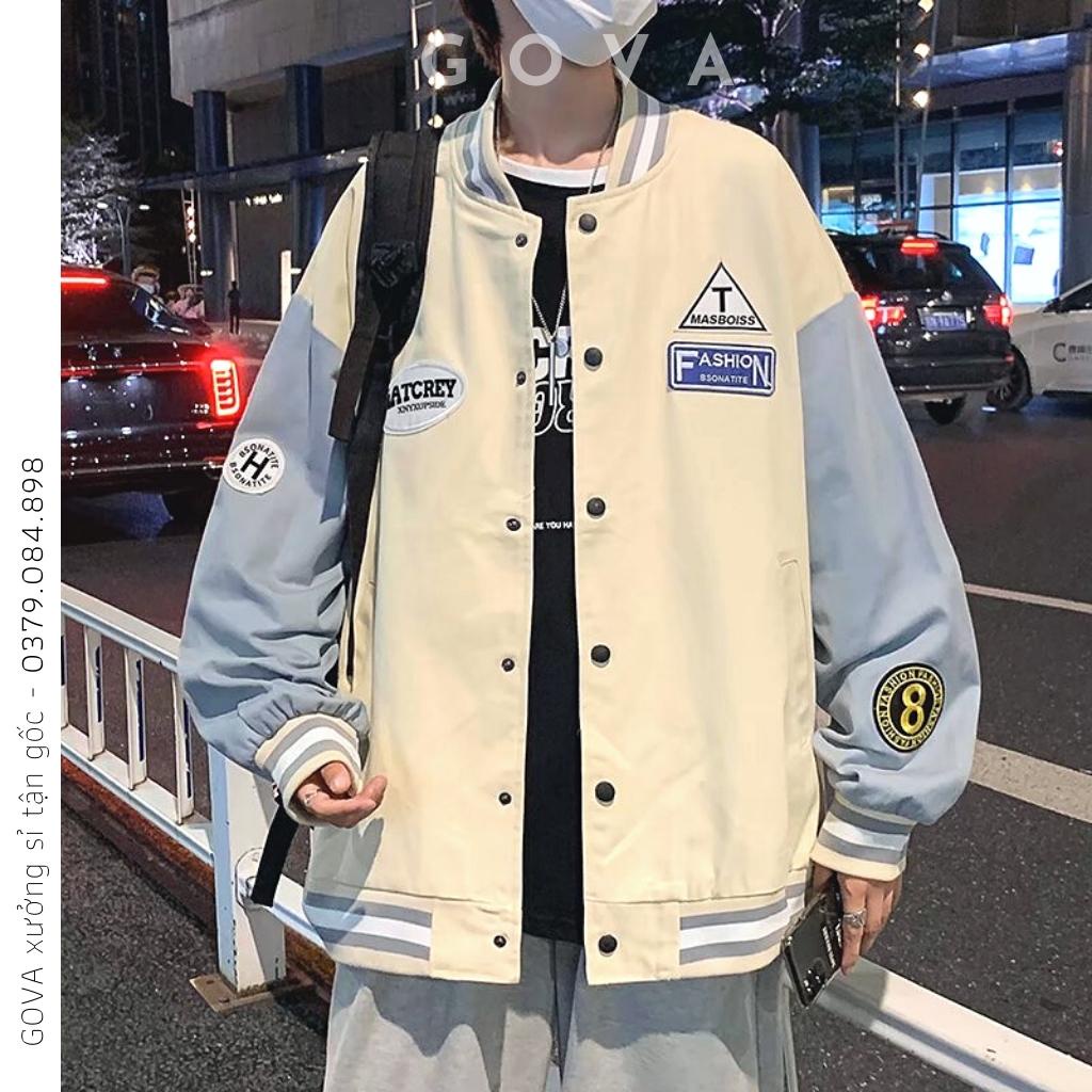 Áo Khoác Dù K.TOOALLAON 2 Lớp Form Rộng Nam Nữ Unisex, Áo Gió Bomber Bóng Chày Chống Nắng Ulzzang GOVA