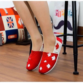 ⚡️[FREE SHIP]⚡️GIÀY TOMS ĐỎ (đế cao su đúc)