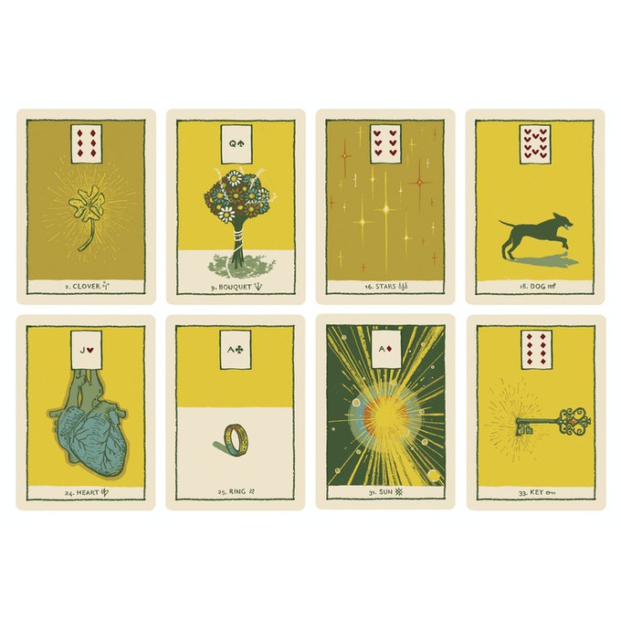 Tarotscopes Bộ bài Lenormand Green Glyphs