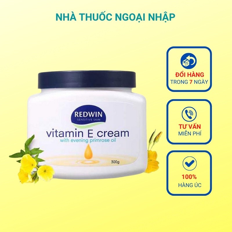 [Mã COSDAY giảm 8% đơn 150K] Kem dưỡng Redwin Vitamin E Cream 300g Úc chính hãng
