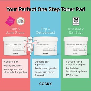BÔNG TẨY DA CHẾT COSRX PAD 70 MIẾNG
