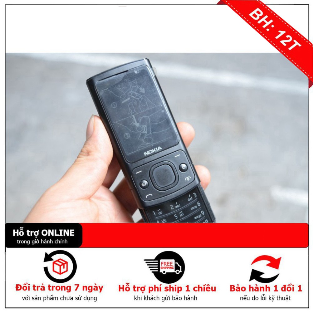 HÓT XẢ LỖ Điện Thoại Nokia 6700S Nắp Trượt Chính Hãng Mỏng Vỏ Nhôm Nhẹ HÓT XẢ LỖ