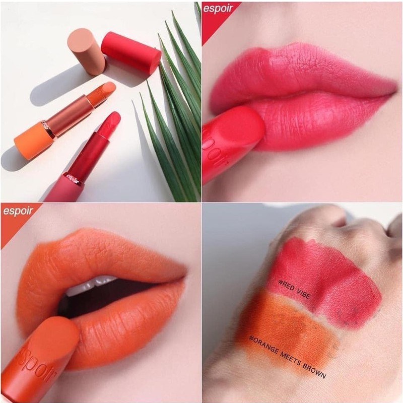 (Tặng kèm 1 mặt nạ Trung) SON ESPOIR LIMITED 2019 - RED VIBE - ORANGE MEETS BROWN. | BigBuy360 - bigbuy360.vn