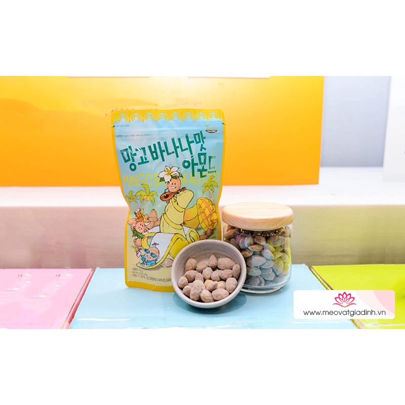Hạt Hạnh Nhân Tẩm Bơ Mật Ong Tom' Farm 120g
