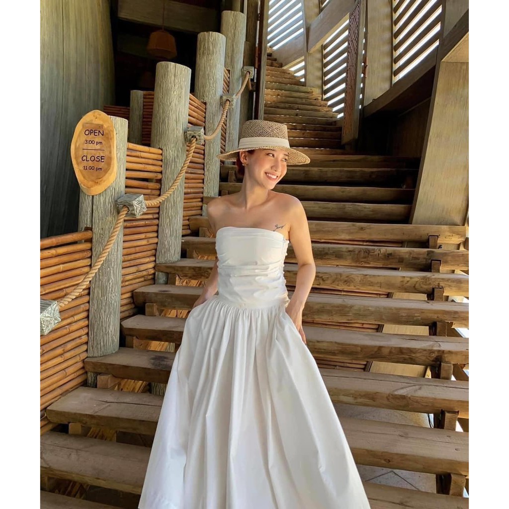 mũ cói nửa vành hot trend