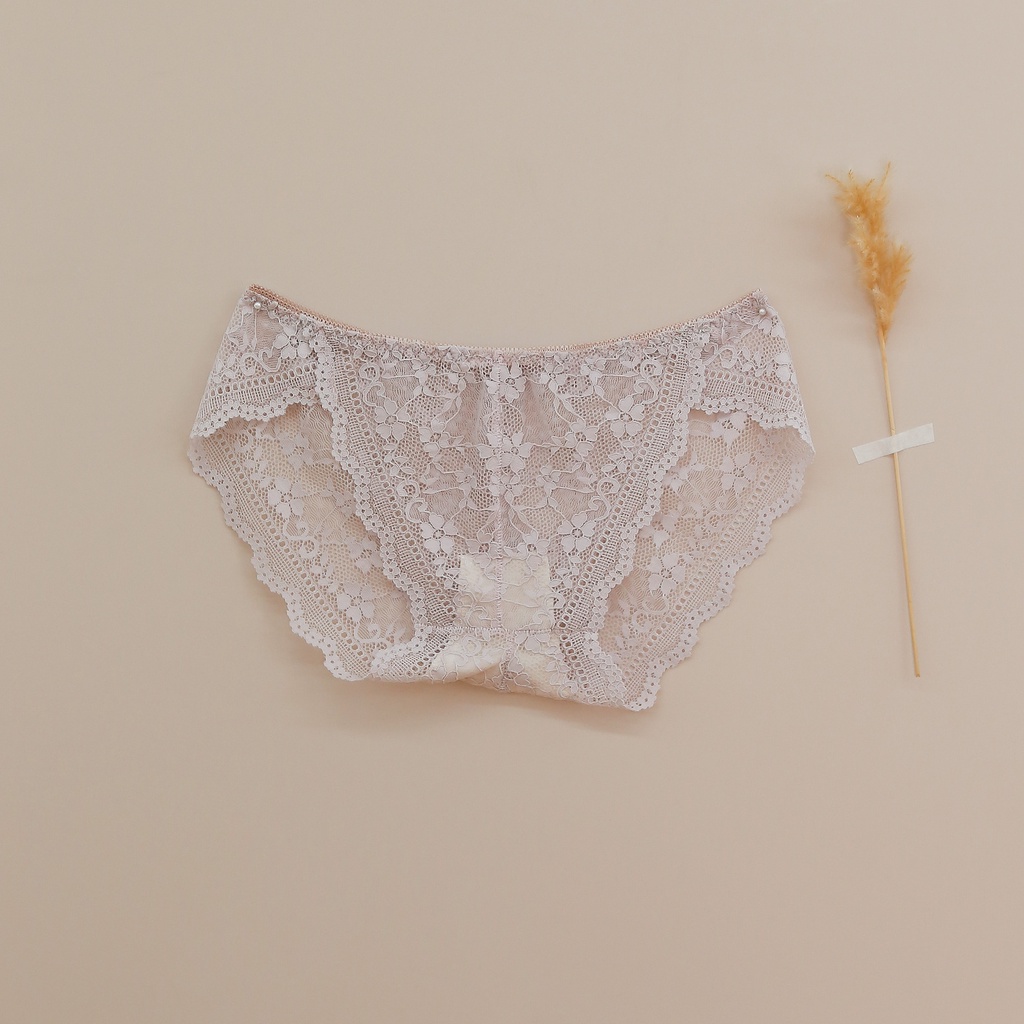 Quần lót ren nữ và Combo 3 quần chip ren MOMOCO  màu pastel dễ thương, thanh lịch (40-55kg) | BigBuy360 - bigbuy360.vn