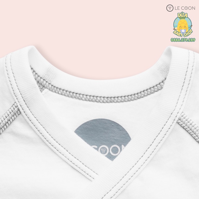 Bodysuit Cúc Bấm Tay ngắn Lecoon màu Hồng Phấn | BigBuy360 - bigbuy360.vn