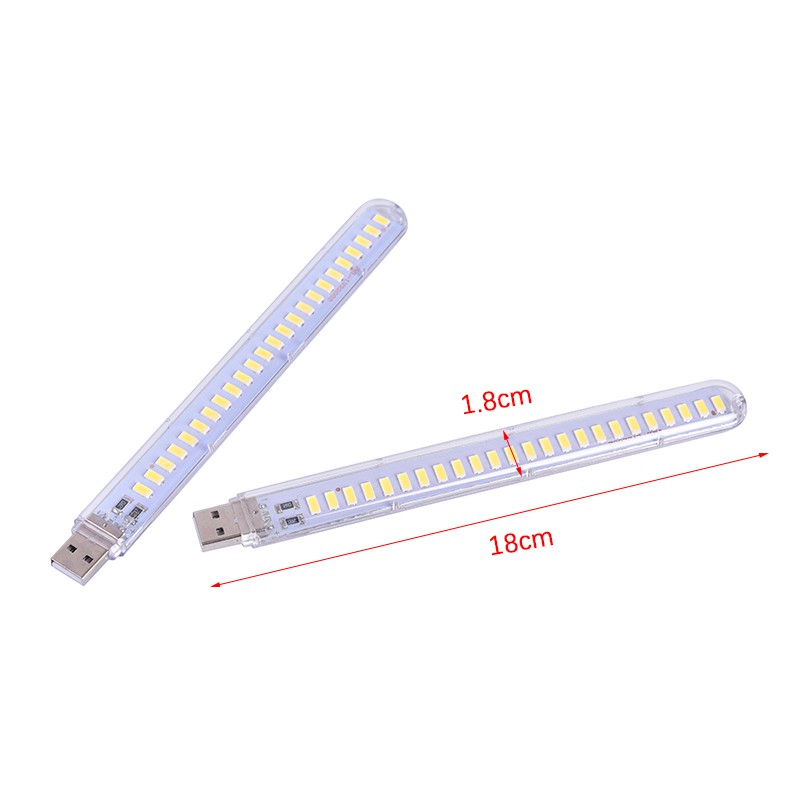Đèn LED USB 5V 12W 24 Bóng Dùng Đọc Sách Tiện Dụng