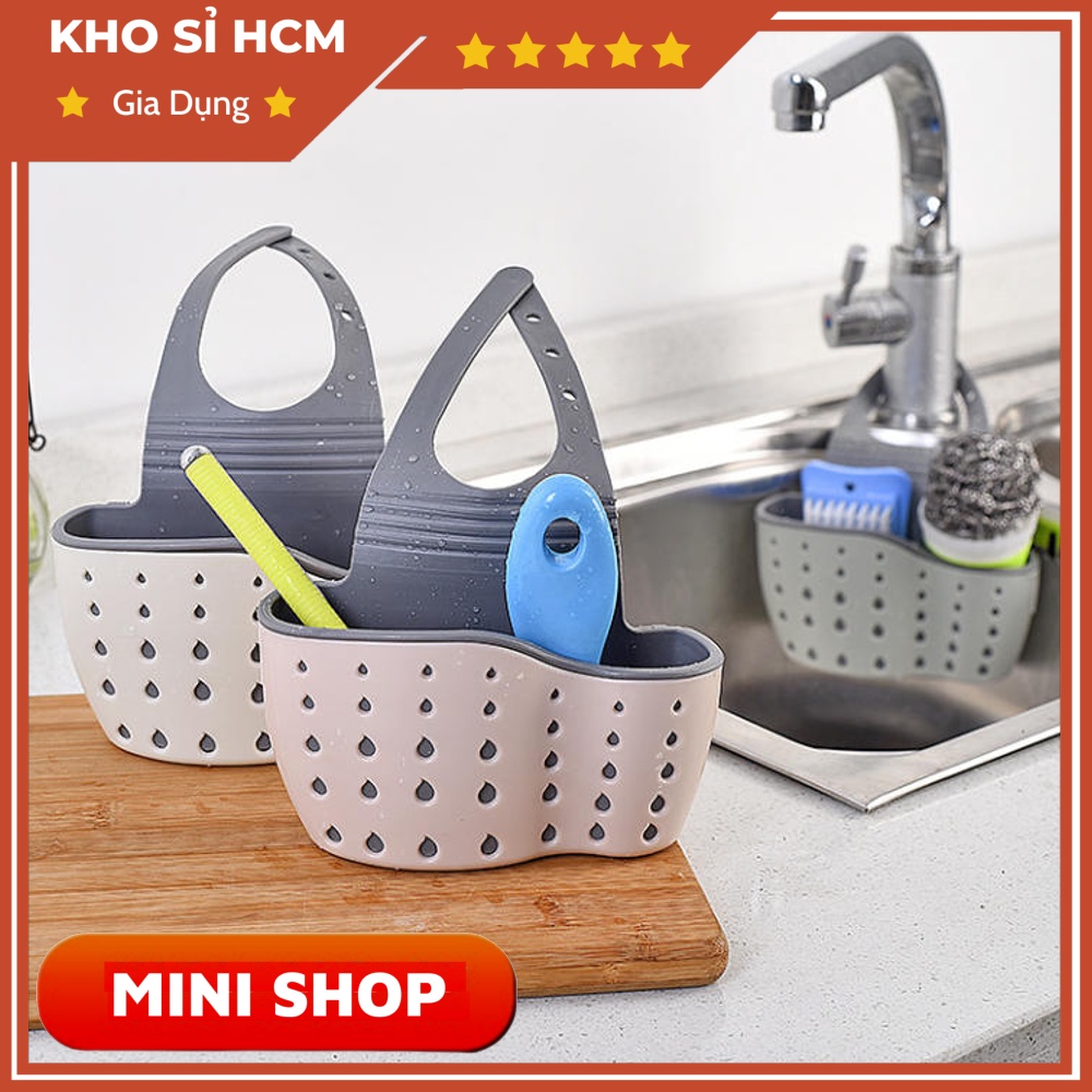 ( LOẠI DÀY ) Giỏ Đựng Đồ Rửa Chén 2 Lớp Model MINISHOP H123