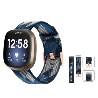 Dây Đeo Thay Thế Bằng Nylon Cho Fitbit Versa 3 / Fitbit Sense 3