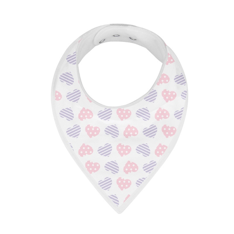 Bộ 3 Yếm Ăn Cotton Mềm Mại Hình Tam Giác Xinh Xắn Cho Bé