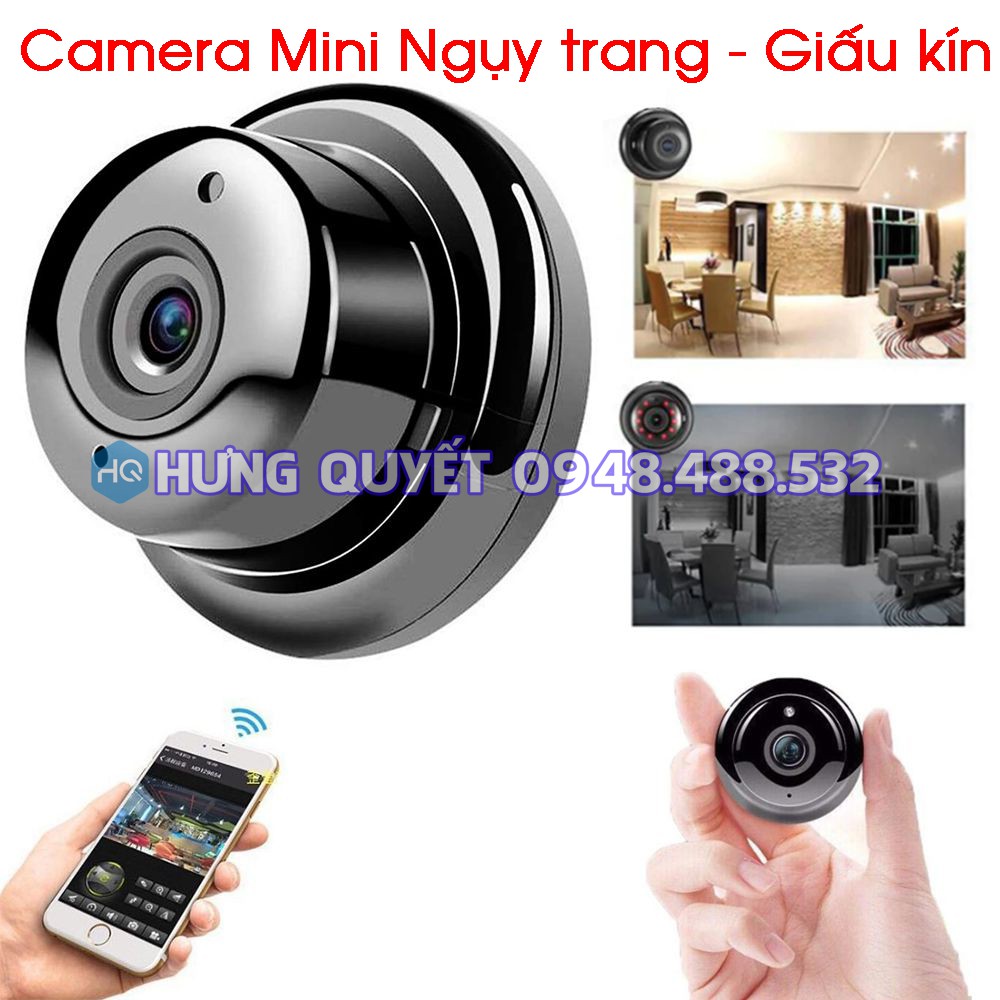 Camera Mini Wifi Không Dây - Hồng ngoại nhìn đêm - Tích hợp Mic loa - Hình ảnh Full HD 1080p | WebRaoVat - webraovat.net.vn