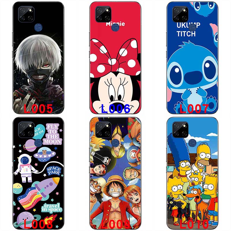 Ốp điện thoại bằng TPU silicone mềm nhiều màu cho REALME V3 5G