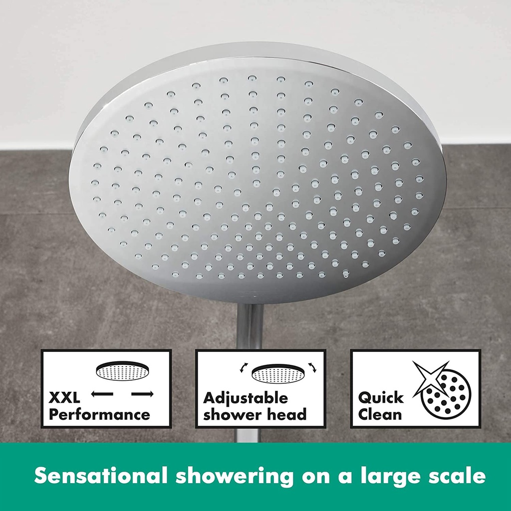Bộ sen vòi Hansgrohe 27320000 Crometta S240 bát tròn 3 xả [Made in Germany]