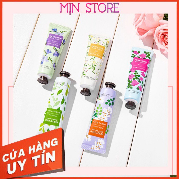 Kem dưỡng da tay  Maycreate Flower of Story Perfumed Hand Essence