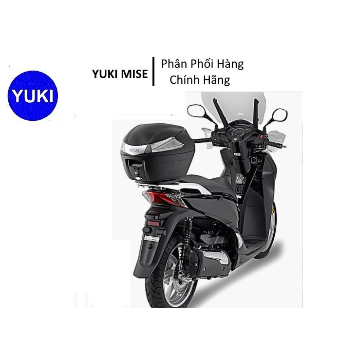 Thùng Xe Givi B34NT – 34 lít Chứa Được Mũ 3/4 Bản Mới Nhất Năm 2018 YUKI MISE Phân Phối Chính Hãng💯