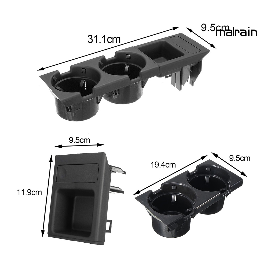 1 Set Giá Đỡ Cốc Nước Kiểu Dáng Tiện Dụng 51168217953 Phụ Kiện Chuyên Dụng Cho Xe BMW E46 3 Series 318 320 325 330 1998-2006