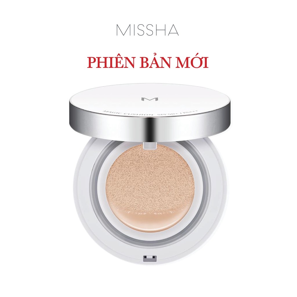 Phấn Nước Missha NEW EDITION Che Phủ Hoàn Hảo M Magic Cushion SPF 50+ PA+++ 15g