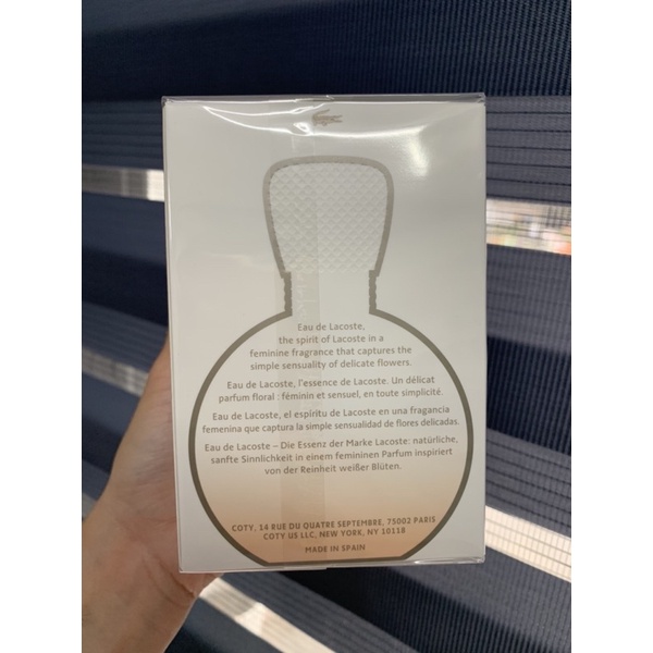 NƯỚC HOA NỮ LACOSTE EAU DE LACOSTE 90ML