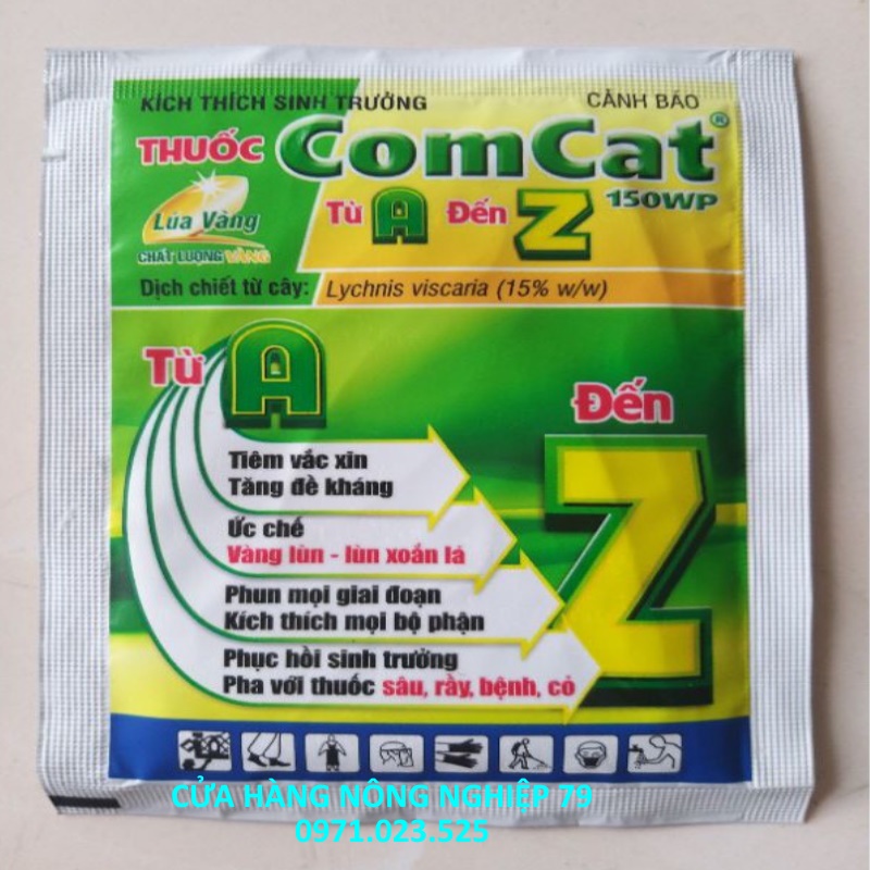 COMCAT 150WP ( GÓI 7,5 GRAM) KÍCH THÍCH SINH TRƯỞNG CÂY TRỒNG