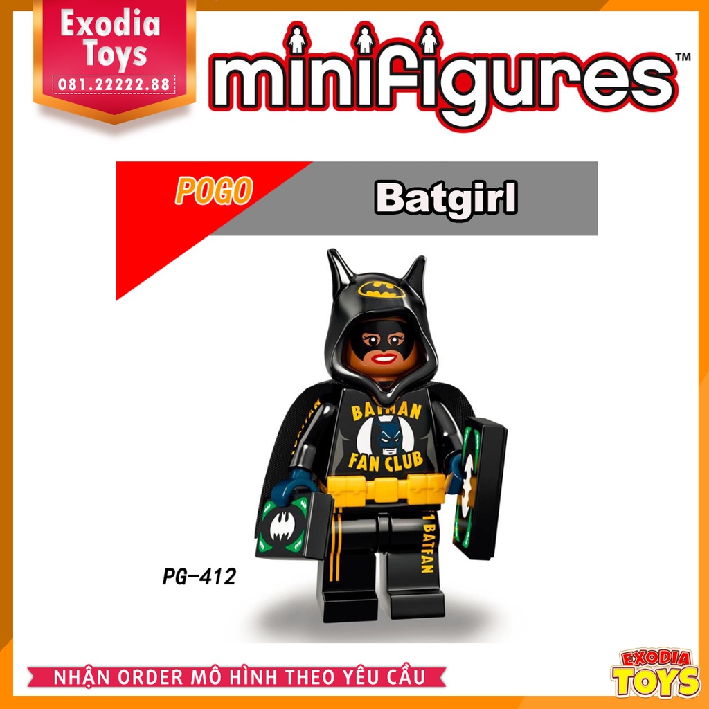 Minifigure nhân vật siêu anh hùng DC Comics : The Lego Batman Movie - Đồ Chơi Xếp Hình - POGO 8107