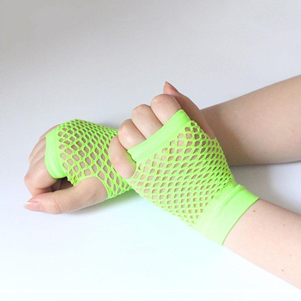 Găng Tay Lưới Hở Ngón Co Dãn Cho Nữ