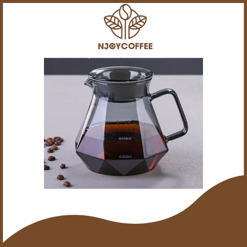 Bình đựng cà phê kim cương V60 coffee server ( 500ml ) - Njoy coffee